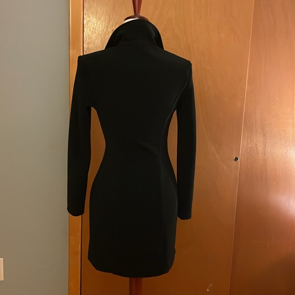 Mark Farrel New York, long sleeves dress, size S. Black, front zipper closure - Picture 10 of 17